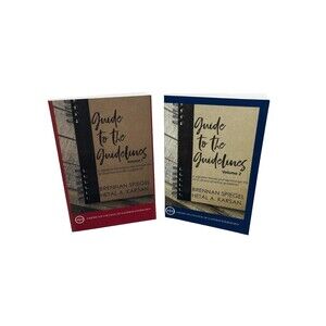 Lot of Guide to the Guidelines Volume 1 & 2- Spiegel & Karson- ACG GI Infection,